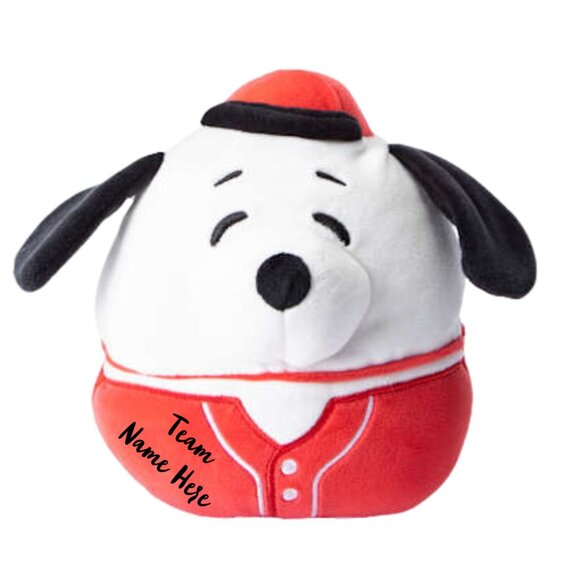 Authentic Peanuts Snoopy Baseball Squishmallow Customization Available - Picture 8 of 11